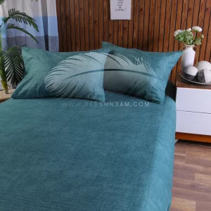 طقم سرير قطن بطبعات فلوري🌷 مشغول بالكورنيش
